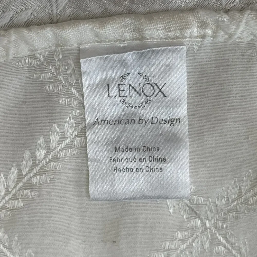 LENOX American By Design Laurel Leaf Oblong Tablecloth 98